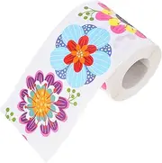 Homoyoyo 1 Roll Flower Border Sticker Flowers Classroom Decoration Classroom Chalkboard Borders Classroom Border Trim Pastel Flower Border Trim Border Paper Copper Plate Stickers Colorful