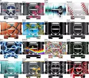Choose Any 1 Vinyl Decal/Skin Design for Sega Saturn Console - Free US Shipping!