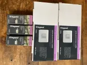 legrand control box w paddle dimmer (qty 2) + legrand LED light extender (qty 3)