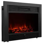 28.5" 1500W Electric Fireplace Insert Heater 3D Flame Heat With Remote & Timer