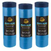 Dura-Gold 43" Wide x 65' Long Roll of Pure Blue Pre-Taped Masking Film, 3 Pack