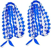 [WRITWAA] Graduation Season Necklace Ribbon Graduate Collar Gold Honor Cord Sashes Ties Pin Honors Buckle Decorations Wreath Stain Braided Curtain Congrats Burlap Wedding Polyester Blue