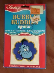 Disney Aladdin Bubble Buddies Genie Robin Williams Vintage 1990s Bath Toy New