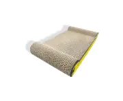 Zodiac 42x22cm Scratcher Pet Cat Scratching Furniture Fun Play Bed Pad Yellow
