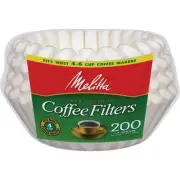 Melitta 4-6 Cup Coffee Filter (200-Pack) 62914 Melitta 62914 055437629133 Paper