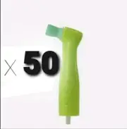 BeeSure 90 Degree Right Prophy Angles Soft Green Cup ~ 50 Count