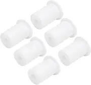 Tnfeeon Cable Routing Kit 6 Pack Silicone Wire Pass Through Bushings Grommets, User-Friendly Plug-and-Play Design, Compact Design, Securing and Routing Solution, for Organize and Conceal