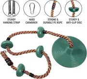 Climbing Rope Swings for Trees, Topind Kids Disc Swing Seat Set, Kids Outdoor Pl