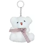 Plush Bear Dolls KeyChain Cute Cartoon Women Girls Bag Pendant (Light Brown)