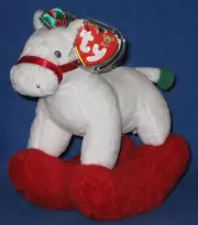PRETTY PONY WHITE - BABY TY - NEW - MINT TAGS