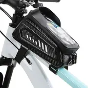 Bike Top Tube Bag, Bike Frame Bag,Front Frame Bag for Cycling | Terlina Waterproof Touchscreen Road Bike Case for Mountain, Stock Package