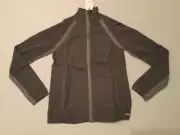 Calvin Klein Men's Cotton Sweater Jacket Smoked Pearl Gray Size S