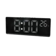 Desk Clock Large Screen Digital Clock with Clear LED Display Adjust Brightness