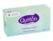 3 x Quilton 3 Ply Soft Cooling Lotion Facial Tissues Menthol & Eucalyptus 95pk F
