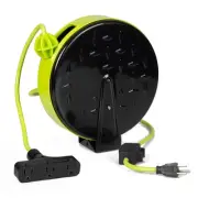 30Ft Retractable Extension Cord Reel with Breaker Switch