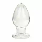 Large Butt Plug Vagina Ball Big Pyrex Glass Anal Dildo Bead Adult 50mm Anal Plug