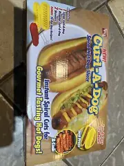 Curl-A-Dog Spiral Hot Dog Slicer Kit - As Seen On TV NEW IN BOX
