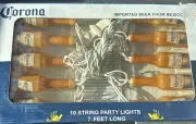 Corona Extra Beer Bottles 10 String Party Christmas Pool Deck Lights Man Cave