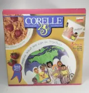 NEW Corelle 25th Anniversary Imagine We Can Do Together / Plate /Bowl & Cup NOS
