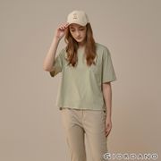 GIORDANO 女裝SORONA涼感口袋T恤 - 62 沙漠綠