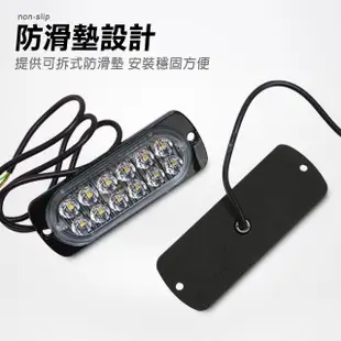 【邦邦科技】汽車小燈 12~24V 12珠 閃爍燈 led燈珠 汽車側燈 851-SL12(貨車照地燈 夜燈 警示燈)