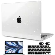 Glitter Case for M4 MacBook Air 13.6 inch, Fit Model A3240 (M4)/A3113 (M3)/A2...