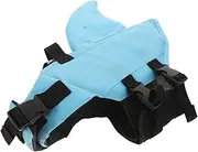 Yardwe Jacket with fin Design Breathable Pet Flotation Vest for Swimming Comfortable Durable Extra Safety for Small Dogs