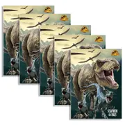 5x Jurassic World 3 Scrap Book Kids/Children Draw/Colour Learning Fun Activity