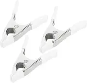 OSALADI 3pcs Spring Clamps Plastic Backdrop Clamps Photography Heavy Duty Metal Spring Clips