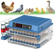 128 Eggs Digital Egg Incubator Dual Electrical Design Automatic Turning Eggs AU