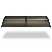 Yescom 38"X78" Window Awning Door Canopy Cover UV30+ Rain Patio Outdoor Brown