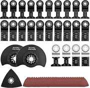 [Poetry Chess] Starlock Oscillating Blades, 57PCS Vibration Saw Blades, Universal Wood, Plastic, Metal Quick Multi-Tool Blade, Compatible with Bosch, Fein, Makita, DeWalt, Milwaukee, Craftsman