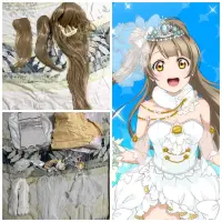 在飛比找蝦皮購物優惠-二手 僅試穿 lovelive 南小鳥 M碼 婚紗 cosp