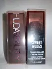 Huda Lip Stick Power Bullet Matte Lipstick 3G Amore Sweet Nudes Set Lot x 3