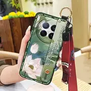 Phone Case Compatible with Tecno Camon40 Premier/CM8, Dirt-Resistant Waterproof Anti-Knock Soft case Ring Anti-dust Back Cover Wristband
