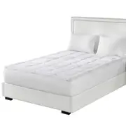 Dreamz Double Mattress Topper Queen Bamboo Pillowtop Protector Underlay Pad