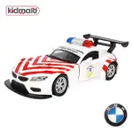 【KIDMATE】1:43彩繪合金車 BMW Z4國道警車(正版授權 迴力車模型玩具車 紅斑馬限定彩繪)