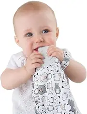 Cheeky Chompers Panda Pals Comfortchew, Grey/White, 1 Count (Pack of 1), CC044