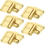 HOMSFOU 10pcs Jewelry Box Hasp Clasp Latch for Projects and Chic Design for Trinket Boxes Birdhouses and More Locking