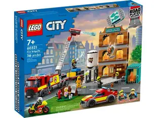 【LEGO 樂高】 磚星球〡60321 城市系列 消防隊 Fire Brigade