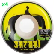 Satori Movement Elephant Conical Top Shelf 52MM 84B Skateboard Wheels Set/4 NEW