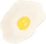 TIDTALEO Poached Egg Ceramic Dish Small Seasoning Plate for Dipping Sauces Soy Sauce Vinegar Condiments Versatile Use at Home Kitchen Parties Picnics