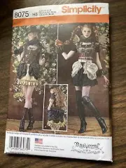 OOP Simplicity 8075 Costume Pattern STEAMPUNK (6-14)
