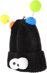 [WRITWAA] Cute Knitted Monster Wool Hat Hat for Women Soft Material Adorable Playful Autumn Essential