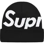 ☆AIRROOM☆ 全新正品現貨 2021AW SUPREME BIG LOGO BEANIE 毛帽