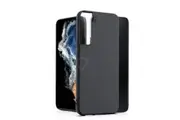 For Samsung Galaxy S22 5G Case Matte TPU Clear Slim Shockproof Cover-For Galaxy S22-Black