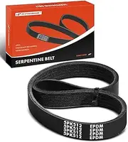 A-Premium Engine Serpentine Drive Belt Compatible with Chevrolet Beretta 1990-1994 & Buick Skylark 1988-1994 & Oldsmobile Achieva, Cutlass Calais, Cutlass Supreme & Pontiac Grand Am, Grand Prix - 2.3L