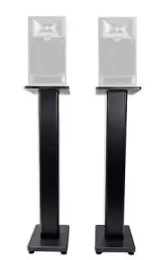 (2) Rockville 28" Studio Monitor Speaker Stands For JBL 708P Monitors