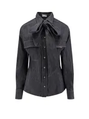 [Brunello Cucinelli] Brunello Cucinelli-Denim Shirt-Donna M
