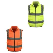 Reflective Strips Security Vest With Pockets Unisex Cooling Reflective Vest